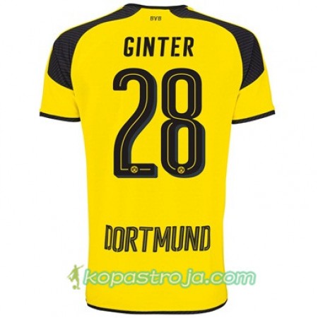 Billiga Fotbollströjor Borussia Dortmund GINTER 28 Tredje tröja 2017/18 Kortärmad