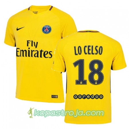 Billiga Fotbollströjor Paris SG Giovani Lo Celso 18 Borta tröja 2017/18 Kortärmad