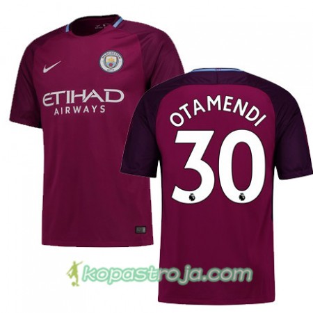 Billiga Fotbollströjor Manchester City OTAMENDI 30 Borta tröja 2017/18 Kortärmad