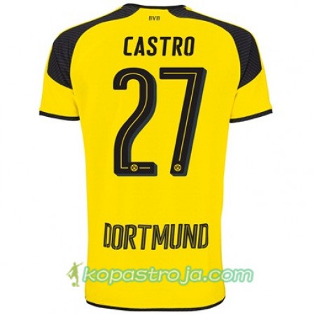 Billiga Fotbollströjor Borussia Dortmund CASTRO 27 Tredje tröja 2017/18 Kortärmad