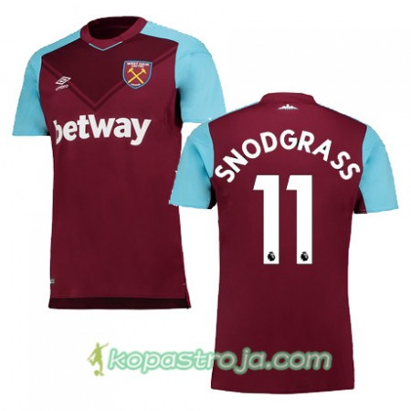 Billiga Fotbollströjor West Ham United SNODGRASS Hemma tröja 2017/18 Kortärmad