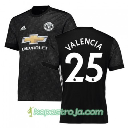 Billiga Fotbollströjor Manchester United VALENCIA 25 Borta tröja 2017/18 Kortärmad