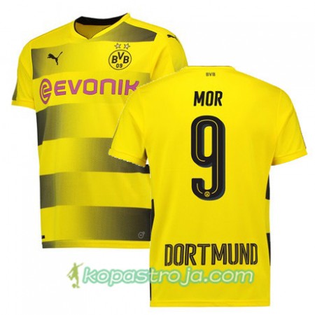 Billiga Fotbollströjor Borussia Dortmund MOR 9 Hemma tröja 2017/18 Kortärmad