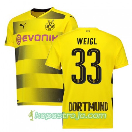 Billiga Fotbollströjor Borussia Dortmund WEIGL 33 Hemma tröja 2017/18 Kortärmad
