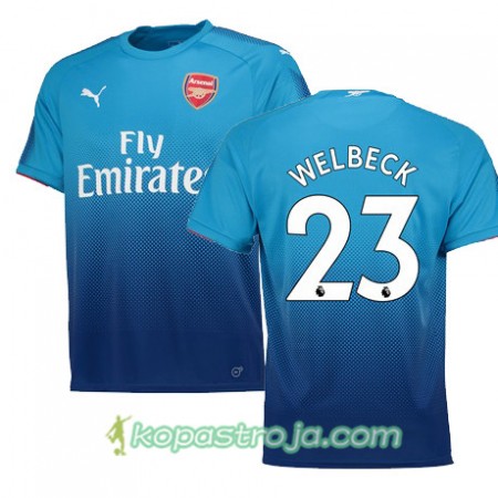 Billiga Fotbollströjor Arsenal WELBECK 23 Borta tröja 2017/18 Kortärmad