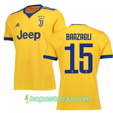 Billiga Fotbollströjor Juventus BARZAGLI 15 Borta tröja 2017/18 Kortärmad