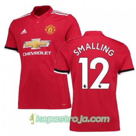 Billiga Fotbollströjor Manchester United SMALLING 12 Hemma tröja 2017/18 Kortärmad