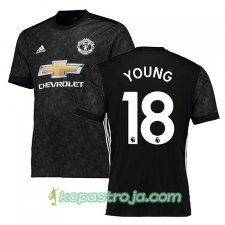 Billiga Fotbollströjor Manchester United YOUNG 18 Borta tröja 2017/18 Kortärmad