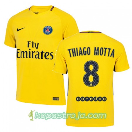 Billiga Fotbollströjor Paris SG THIAGO MOTTA 8 Borta tröja 2017/18 Kortärmad