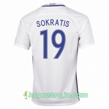 Billiga Fotbollströjor Grekland SOKRATIS Hemma tröja 2016/17 Kortärmad