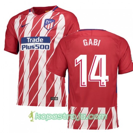 Billiga Fotbollströjor Atlético Madrid GABI 14 Hemma tröja 2017/18 Kortärmad