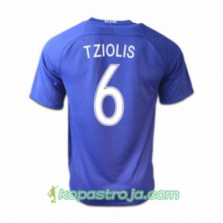 Billiga Fotbollströjor Grekland ALEXANDROS TZIOLIS Borta tröja 2016/17 Kortärmad