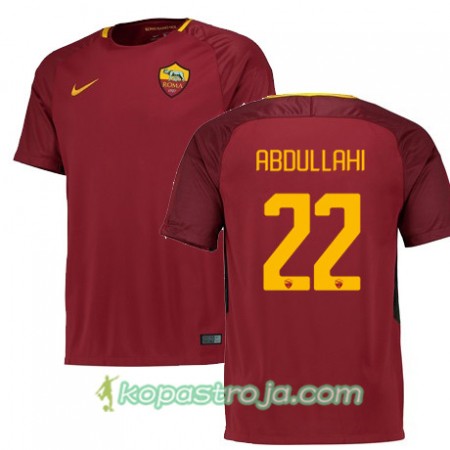 Billiga Fotbollströjor AS Roma ABDULLAHI 22 Hemma tröja 2017/18 Kortärmad