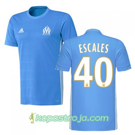 Billiga Fotbollströjor Olympique de Marseille FLORIAN ESCALES 40 Borta tröja 2017/18 Kortärmad
