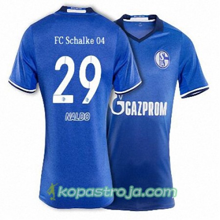 Billiga Fotbollströjor FC Schalke 04 NALDO 29 Hemma tröja 2017/18 Kortärmad