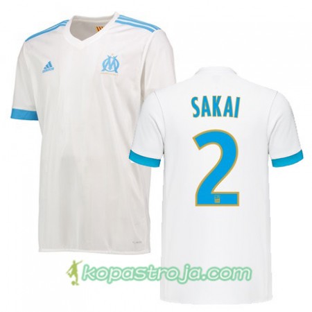 Billiga Fotbollströjor Olympique de Marseille HIROKI SAKAI 2 Hemma tröja 2017/18 Kortärmad