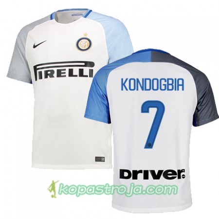 Billiga Fotbollströjor Inter KONDOGBIA 7 Borta tröja 2017/18 Kortärmad