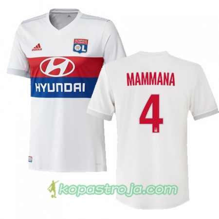 Billiga Fotbollströjor Olympique Lyonnais EMANUEL MAMMANA 4 Hemma tröja 2017/18 Kortärmad