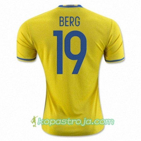 Billiga Fotbollströjor Sverige MARCUS BERG Hemma tröja Euro 2016