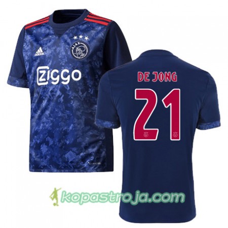 Billiga Fotbollströjor AFC Ajax FRENKIE DE JONG 21 Borta tröja 2017/18 Kortärmad