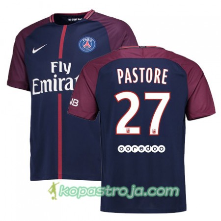 Billiga Fotbollströjor Paris SG JAVIER PASTORE 27 Hemma tröja 2017/18 Kortärmad