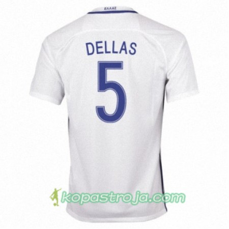 Billiga Fotbollströjor Grekland TRAIANOS DELLAS Hemma tröja 2016/17 Kortärmad