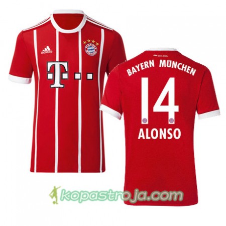 Billiga Fotbollströjor FC Bayern München ALONSO 14 Hemma tröja 2017/18 Kortärmad