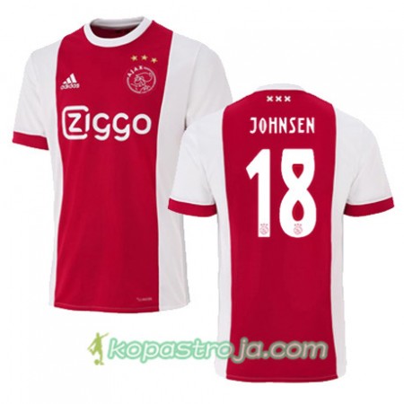 Billiga Fotbollströjor AFC Ajax DENNIS JOHNSEN 18 Hemma tröja 2017/18 Kortärmad