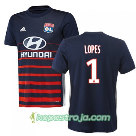 Billiga Fotbollströjor Olympique Lyonnais ANTHONY LOPES 1 Borta tröja 2017/18 Kortärmad