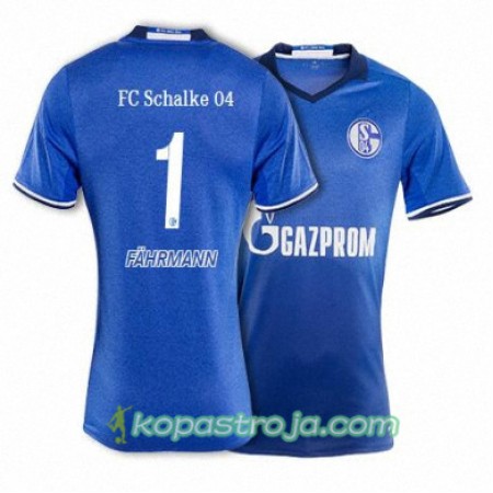 Billiga Fotbollströjor FC Schalke 04 FAHRMANN 1 Hemma tröja 2017/18 Kortärmad