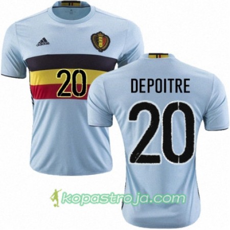 Billiga Fotbollströjor Belgien LAURENT DEPOITRE Borta tröja Euro 2016