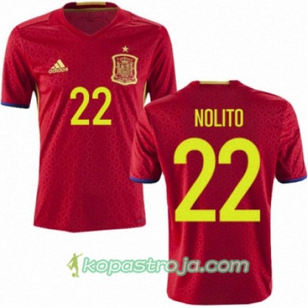 Billiga Fotbollströjor Spanien NOLITO Hemma tröja Euro 2016