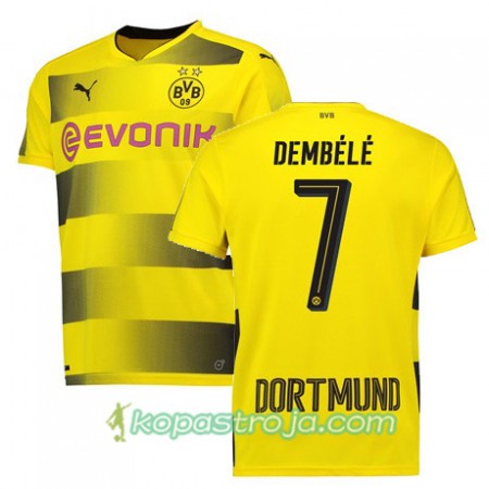 Billiga Fotbollströjor Borussia Dortmund DEMBELE 7 Hemma tröja 2017/18 Kortärmad