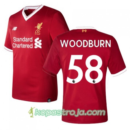 Billiga Fotbollströjor Liverpool Woodburn 58 Hemma tröja 2017/18 Kortärmad