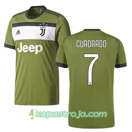 Billiga Fotbollströjor Juventus CUADRADO 7 Tredje tröja 2017/18 Kortärmad