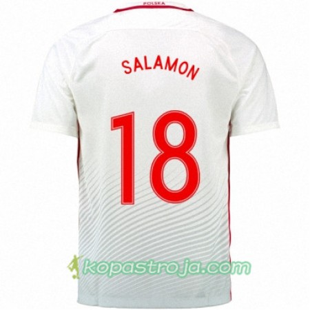 Billiga Fotbollströjor Polen BARTOSZ SALAMON Hemma tröja Euro 2016
