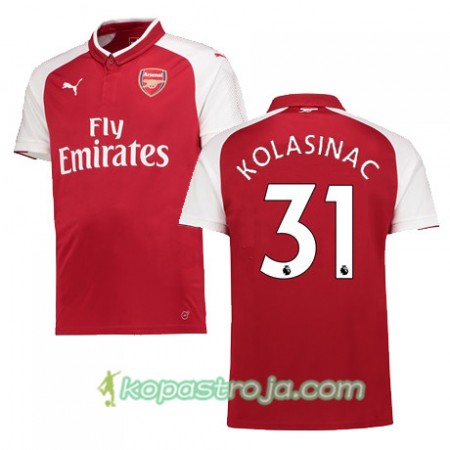 Billiga Fotbollströjor Arsenal KOLASINAC 31 Hemma tröja 2017/18 Kortärmad