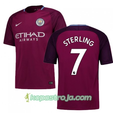 Billiga Fotbollströjor Manchester City STERLING 7 Borta tröja 2017/18 Kortärmad