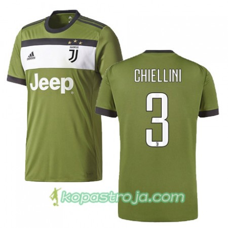 Billiga Fotbollströjor Juventus CHIELLINI 3 Tredje tröja 2017/18 Kortärmad