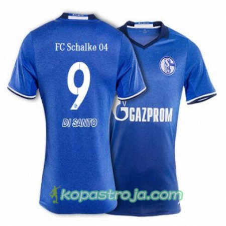 Billiga Fotbollströjor FC Schalke 04 DI SANTO 9 Hemma tröja 2017/18 Kortärmad