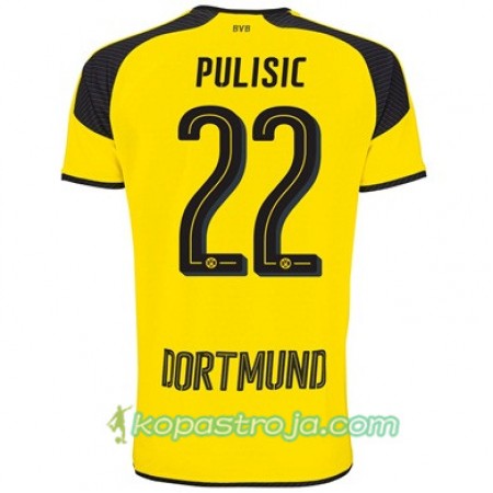 Billiga Fotbollströjor Borussia Dortmund PULISIC 22 Tredje tröja 2017/18 Kortärmad