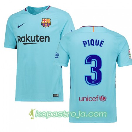 Billiga Fotbollströjor FC Barcelona PIQUE 3 Borta tröja 2017/18 Kortärmad