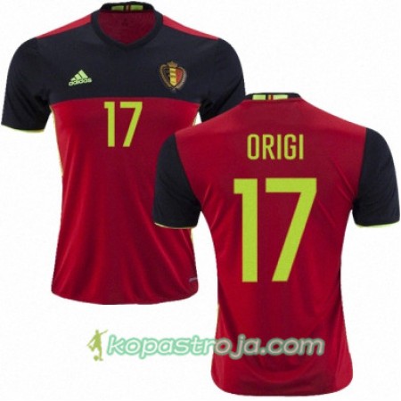 Billiga Fotbollströjor Belgien DIVOCK ORIGI Hemma tröja Euro 2016
