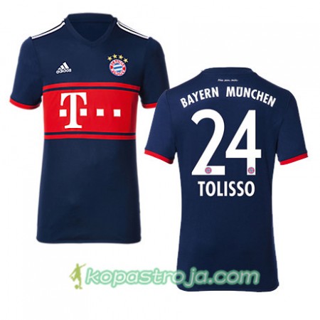 Billiga Fotbollströjor FC Bayern München TOLISSO 24 Borta tröja 2017/18 Kortärmad