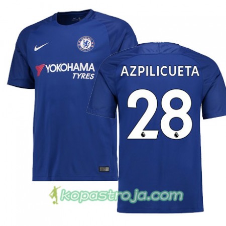 Billiga Fotbollströjor Chelsea AZPILICUETA 28 Hemma tröja 2017/18 Kortärmad