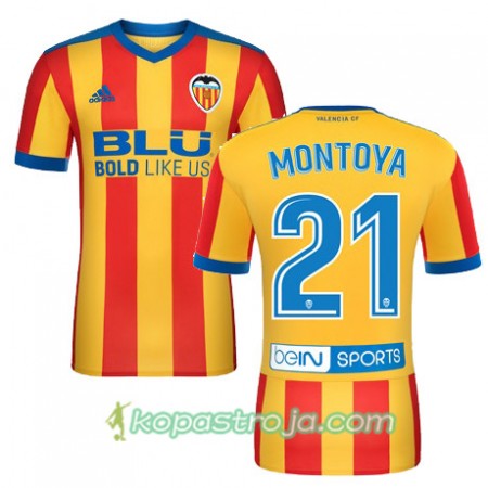 Billiga Fotbollströjor Valencia CF MONTOYA Borta tröja 2017/18 Kortärmad