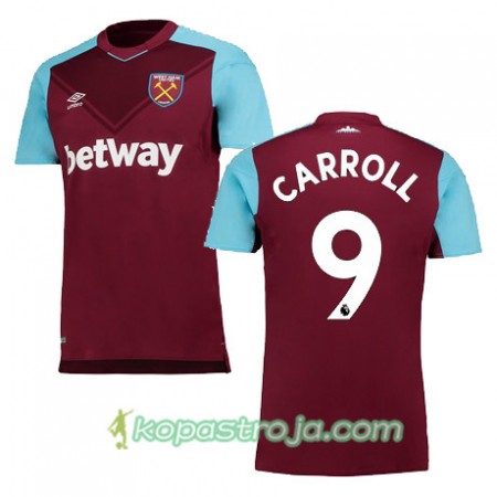 Billiga Fotbollströjor West Ham United CARROLL Hemma tröja 2017/18 Kortärmad