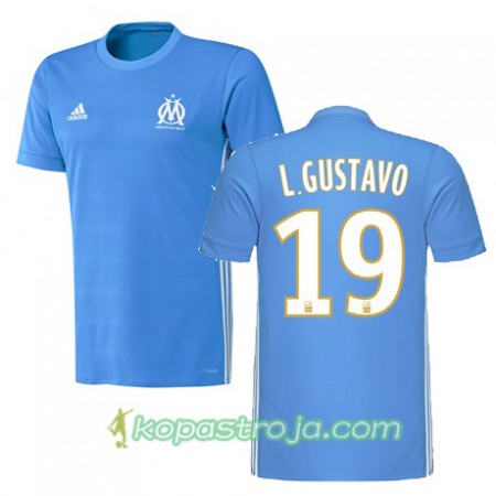 Billiga Fotbollströjor Olympique de Marseille LUIZ GUSTAVO 19  Borta tröja 2017/18 Kortärmad