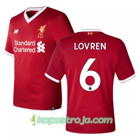 Billiga Fotbollströjor Liverpool LOVREN 6 Hemma tröja 2017/18 Kortärmad
