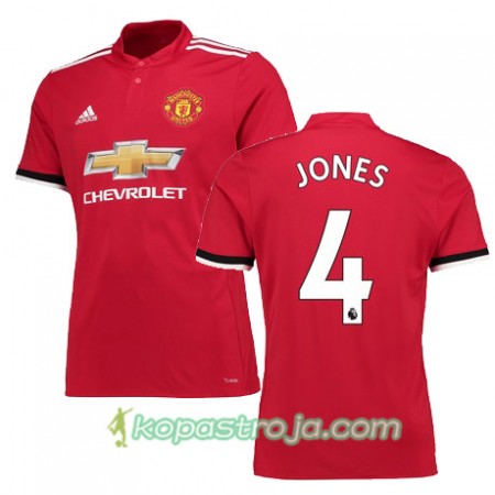 Billiga Fotbollströjor Manchester United JONES 4 Hemma tröja 2017/18 Kortärmad